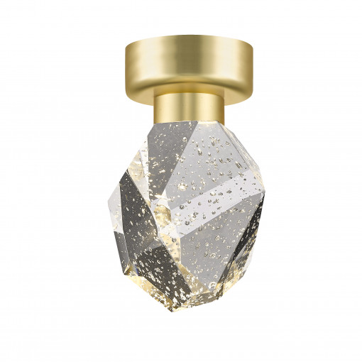 Plafoniera Ore LED metal/sticla auriu Zuma Line