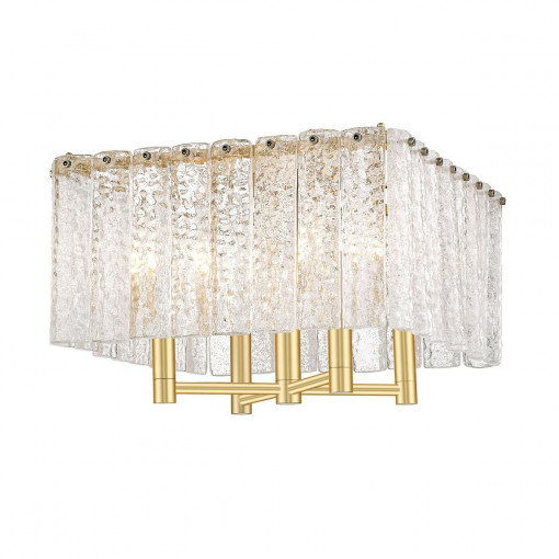Plafoniera Palace 4xG9 metal/sticla auriu/transparent Zuma Line