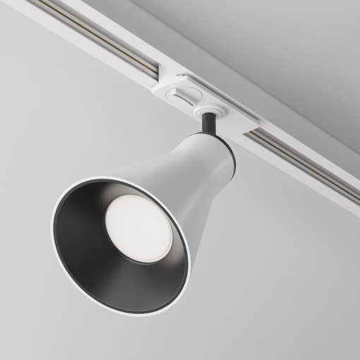Proiector sina Virar 1xGU10 metal alb/negru