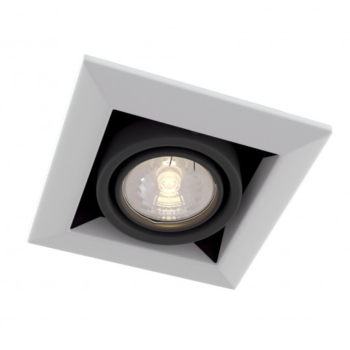 Spot incastrat Metal Modern 1xGU10 metal alb Maytoni