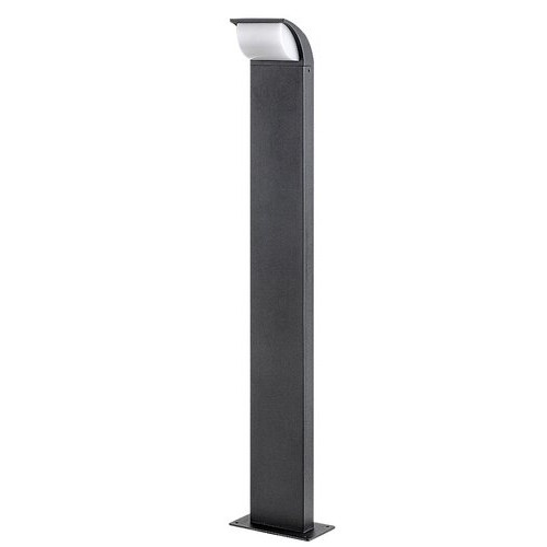 Stalp exterior Hongkong LED 9W metal/acril negru/alb Rabalux
