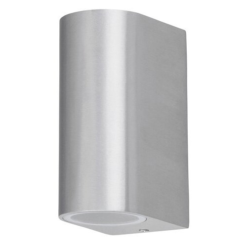 Aplica exterior Chile 2xGU10 metal/sticla aluminiu Rabalux