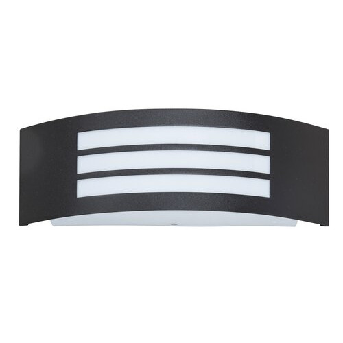 Aplica exterior Roma 1xE27 metal/acril negru/alb Rabalux