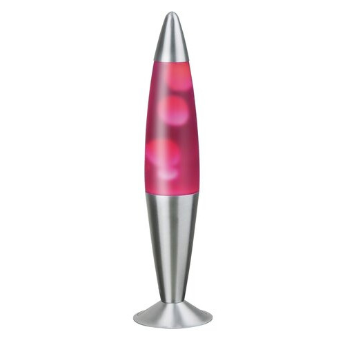 Lampa decorativa Lollipop 2 1xE14 metal/sticla crom/roz Rabalux RBL4108