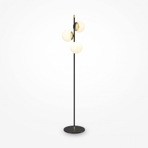 Lampadar Nostalgia 3xE14 metal/sticla auriu mat Maytoni