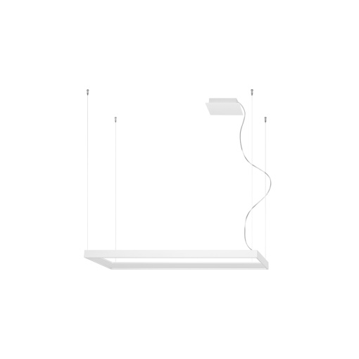 Lustra Tuula M LED 3000K 5757LM metal alb rectangular