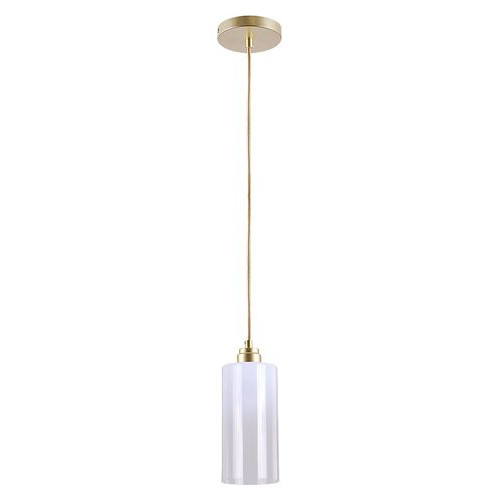 Pendul Panthea 1xE27 metal/sticla auriu/alb Rabalux RBL4479