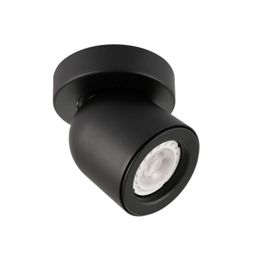 Spot aplicat Nuora 1xGU10 metal negru Italux