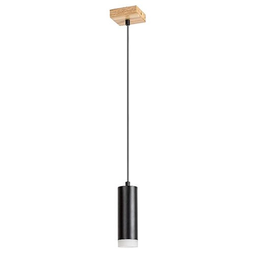 Spot bara Toras 1xGU10 metal/lemn stejar/negru Rabalux
