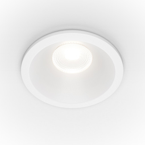 Spot incastrat Zoom LED metal alb Maytoni DL034-01-06W4K-W