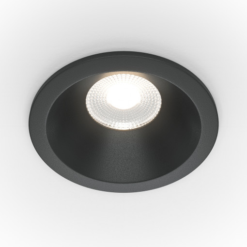 Spot incastrat Zoom LED metal negru Maytoni DL034-L12W4K-D-B