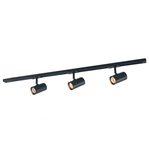 Spot sina Marvi TR Jazz 3xGU10 metal/acril negru mat Italux