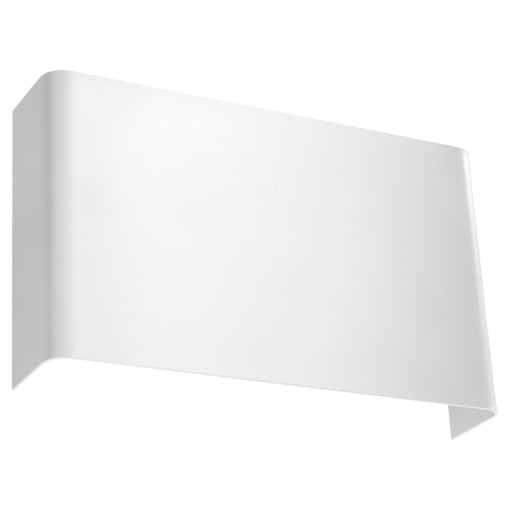 Aplica Copertura 2xG9 metal alb rectangular