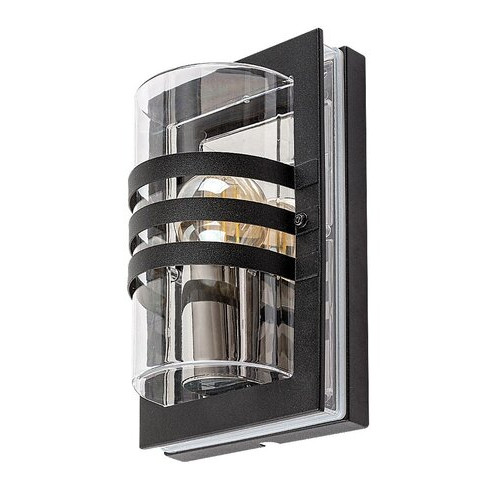 Aplica exterior Orlova 1xE27 metal/acril negru Rabalux