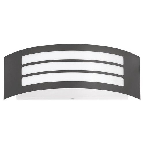 Aplica exterior Roma 1xE27 metal/acril antracit/alb Rabalux