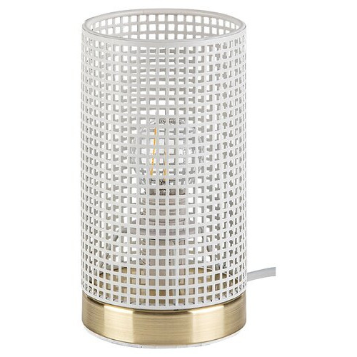 Lampa decorativa Boogie 1xE14 metal auriu/alb Rabalux