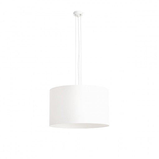 Pendul Barilla 3xE27 textil alb Aldex