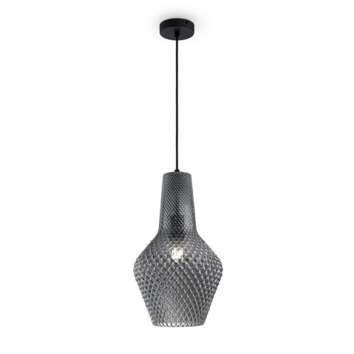 Pendul Tommy 1xE27 metal/sticla negru Maytoni