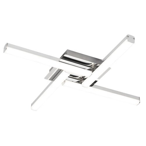 Plafoniera Antonia LED 24W metal/acril crom/alb Rabalux