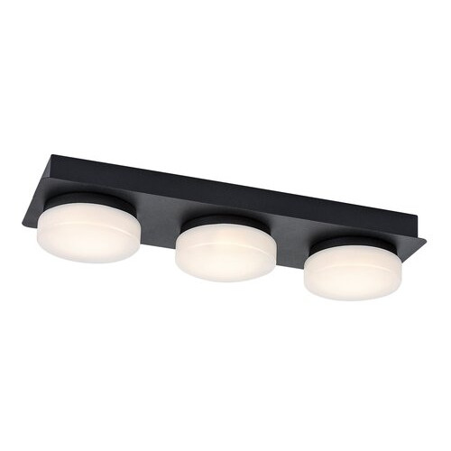 Plafoniera Attichus LED 18W metal/acril negru/alb Rabalux
