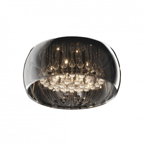 Plafoniera Crystal 6xG9 metal/sticla transparent Zuma Line