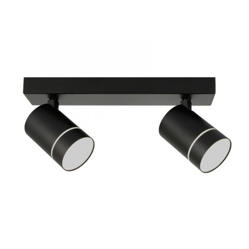 Plafoniera Selma LED 10W 640 lumeni metal negru Italux