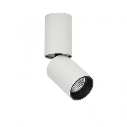 Spot aplicat Camali LED 12W 1086 lumeni metal/acril alb/negru Italux