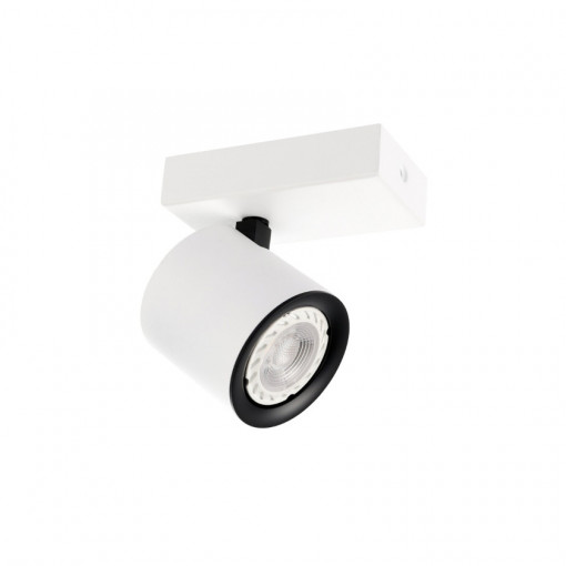 Spot aplicat Karlota 1xGU10 metal alb/negru Italux