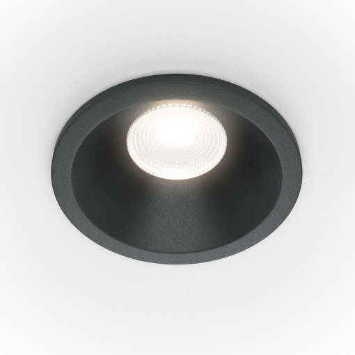 Spot incastrat Zoom LED metal negru Maytoni DL034-01-06W3K-D-B