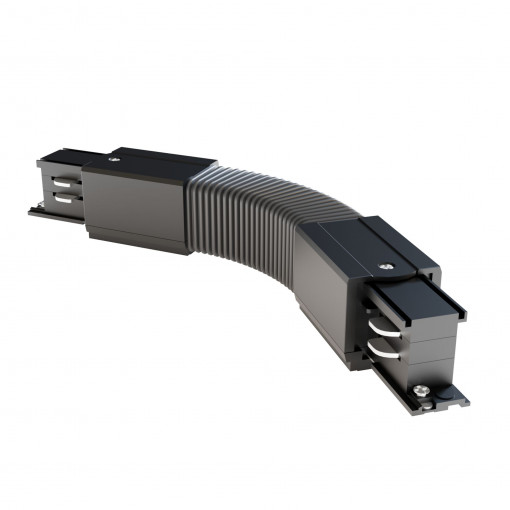 Accesoriu sina 3C Conector flexibil acril negru TRA005CF-31B