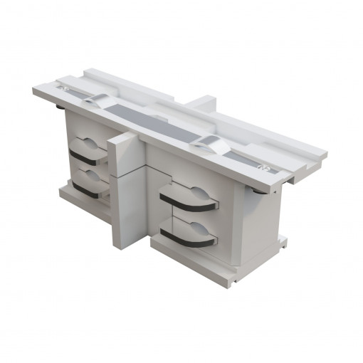 Accesoriu sina 3C Conector liniar acril alb TRA005CI-31W