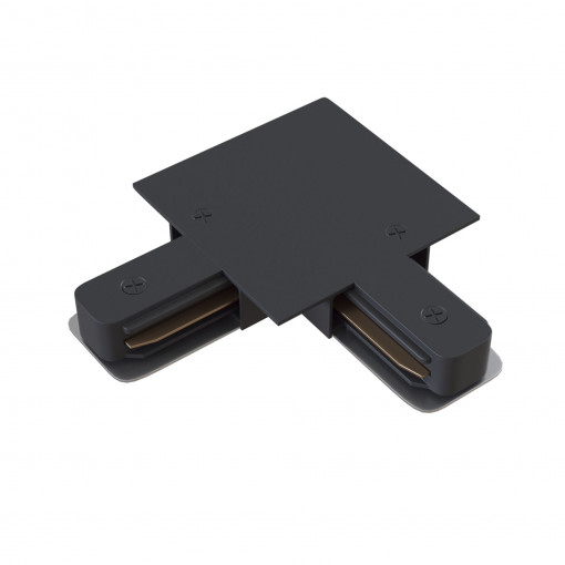 Accesoriu sina incastrata Conector L metal negru