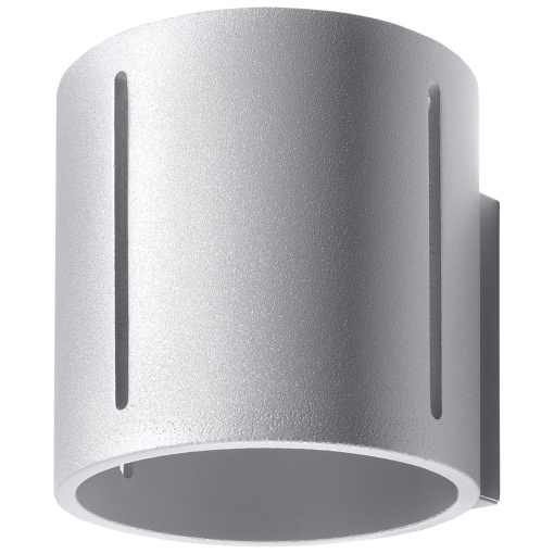 Aplica Inez 1xG9 metal gri cilindric