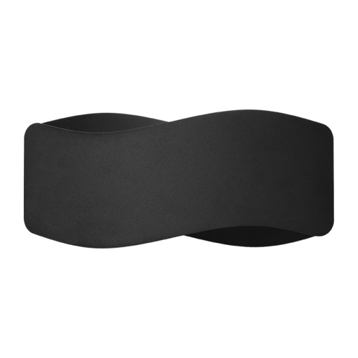 Aplica Tila 1xG9 metal negru rectangular