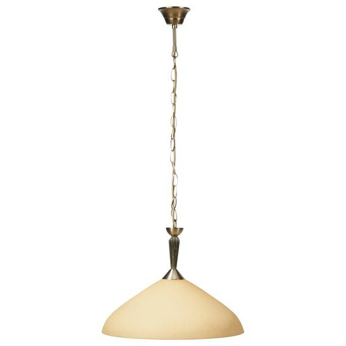 Candelabru Regina 1xE27 metal/sticla bronz/crem Rabalux