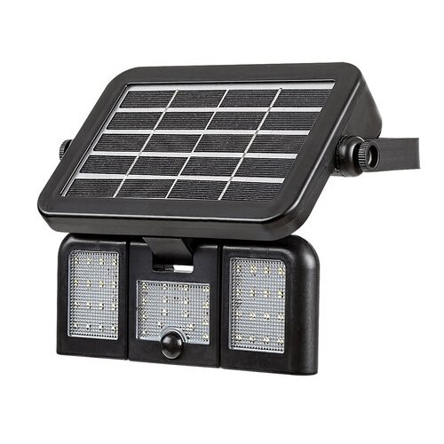 Lampa solara Lihull LED 9.6W acril negru Rabalux RBL77020