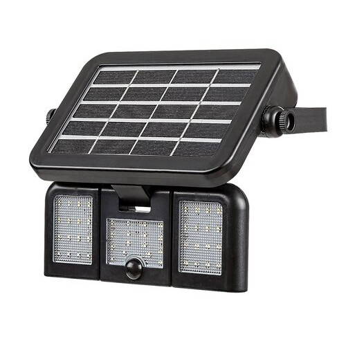 Lampa solara Lihull LED 9.6W acril negru Rabalux