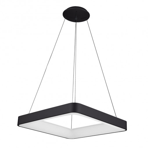 Lustra Giacinto LED 50W 2750 lumeni metal/acril negru Italux