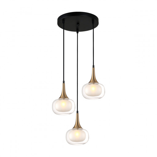 Lustra Konila 3xG9 metal alama Italux