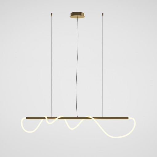 Lustra Tau 1xLED metal auriu/alb Maytoni