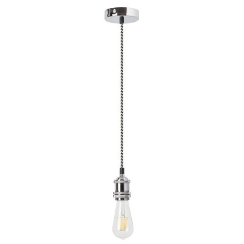 Pendul Fixy 1xE27 metal/sticla argintiu Rabalux RBL1418