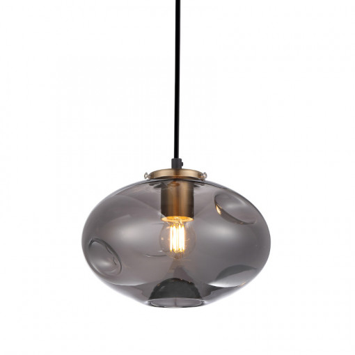 Pendul MD-HN8049M-B_RC.jpg 1xE27 metal/sticla cupru/negru Italux