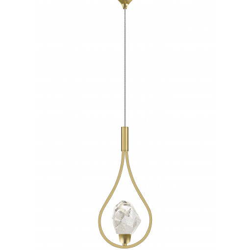 Pendul Ore LED metal/sticla auriu Zuma Line