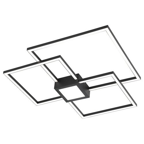 Plafoniera Thabita LED 38W metal/acril negru/alb Rabalux