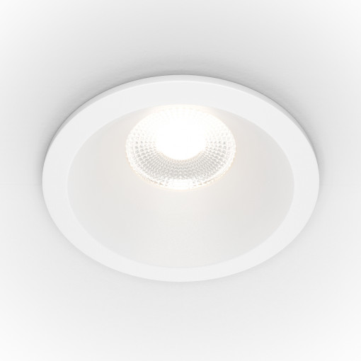Spot incastrat Zoom LED metal alb Maytoni DL034-L12W4K-D-W