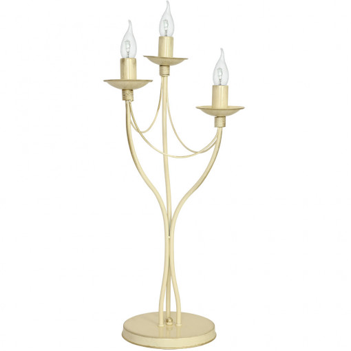 Veioza Roza 3xE14 metal crem Aldex