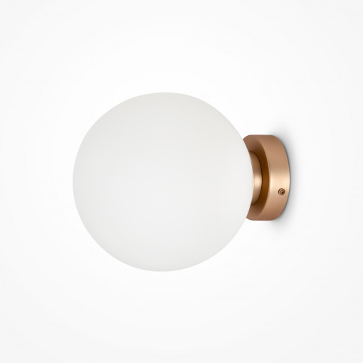 Aplica Basic form 1xE14 metal/sticla auriu/alb Maytoni MOD321WL-01G3