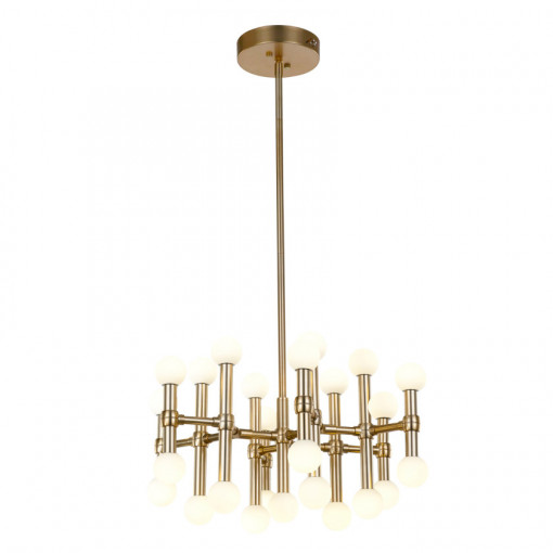 Lustra Giovanna LED 65W 4489 lumeni metal bronz Italux