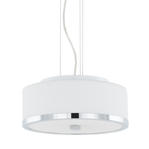 Lustra Loris 2xE27 metal/sticla crom Italux