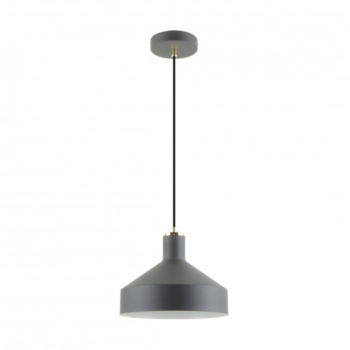 Pendul Sigma 1xE27 metal negru/transparent/alb Zuma Line